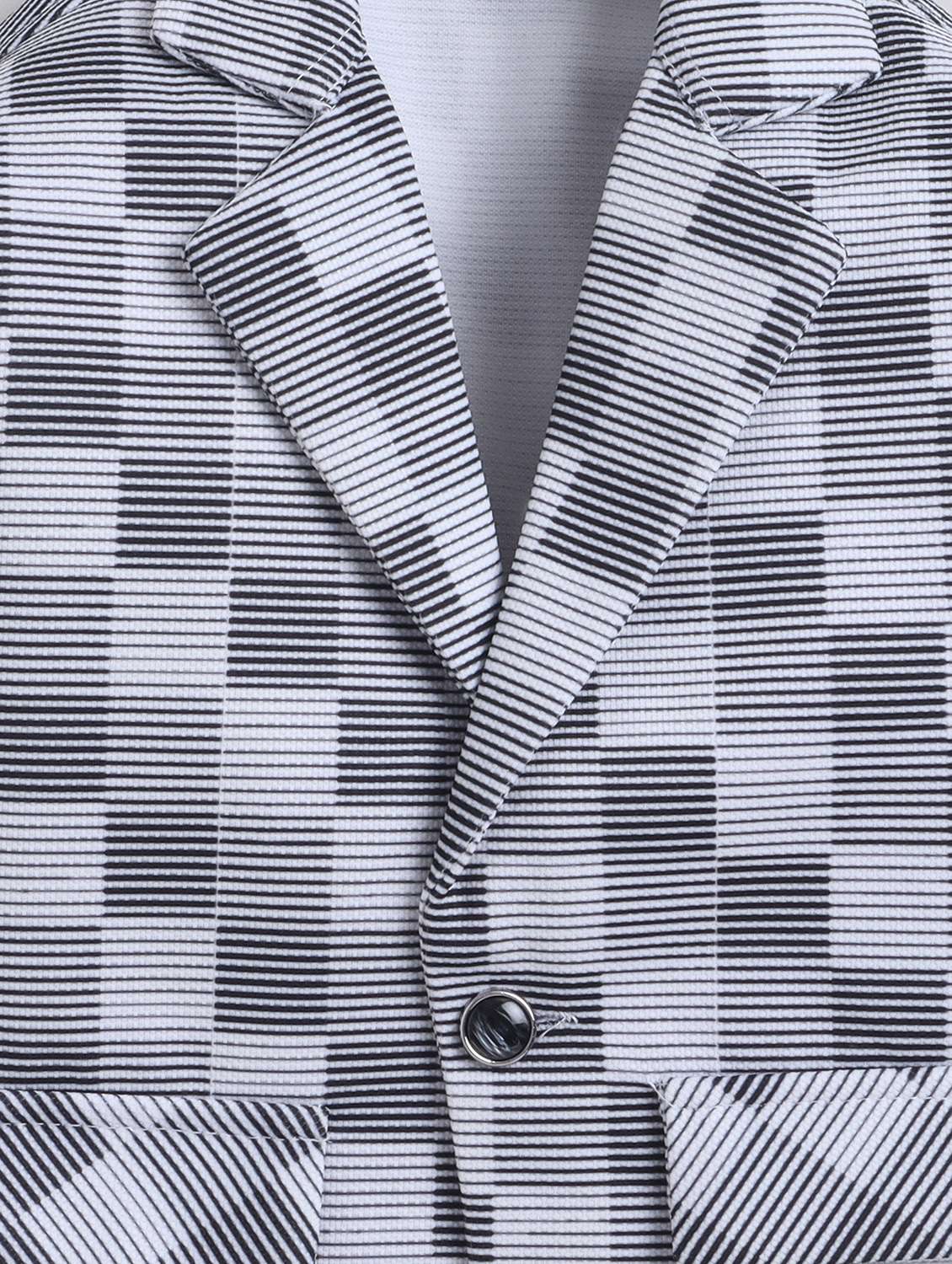 boys printed blazer and trouser with t-shirt set - 22312865 -  Standard Image - 5