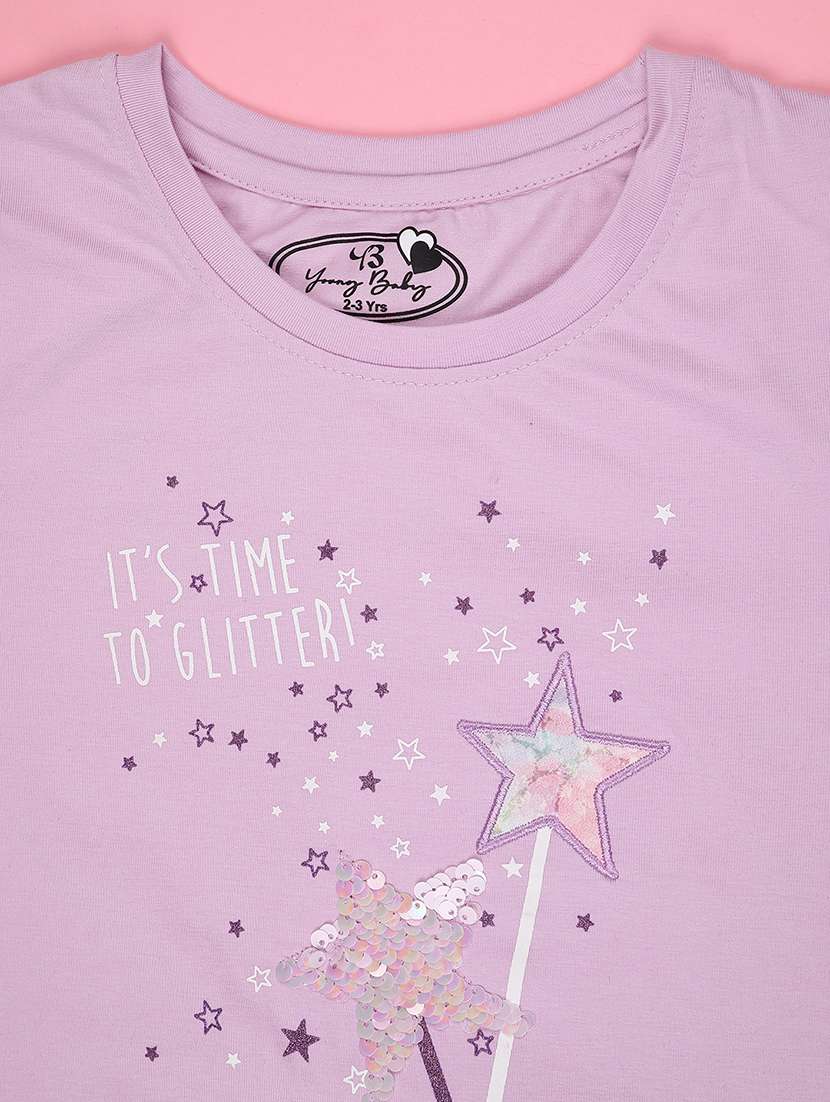 Girls Printed Short Sleeve Tee - 22312970 -  Standard Image - 3