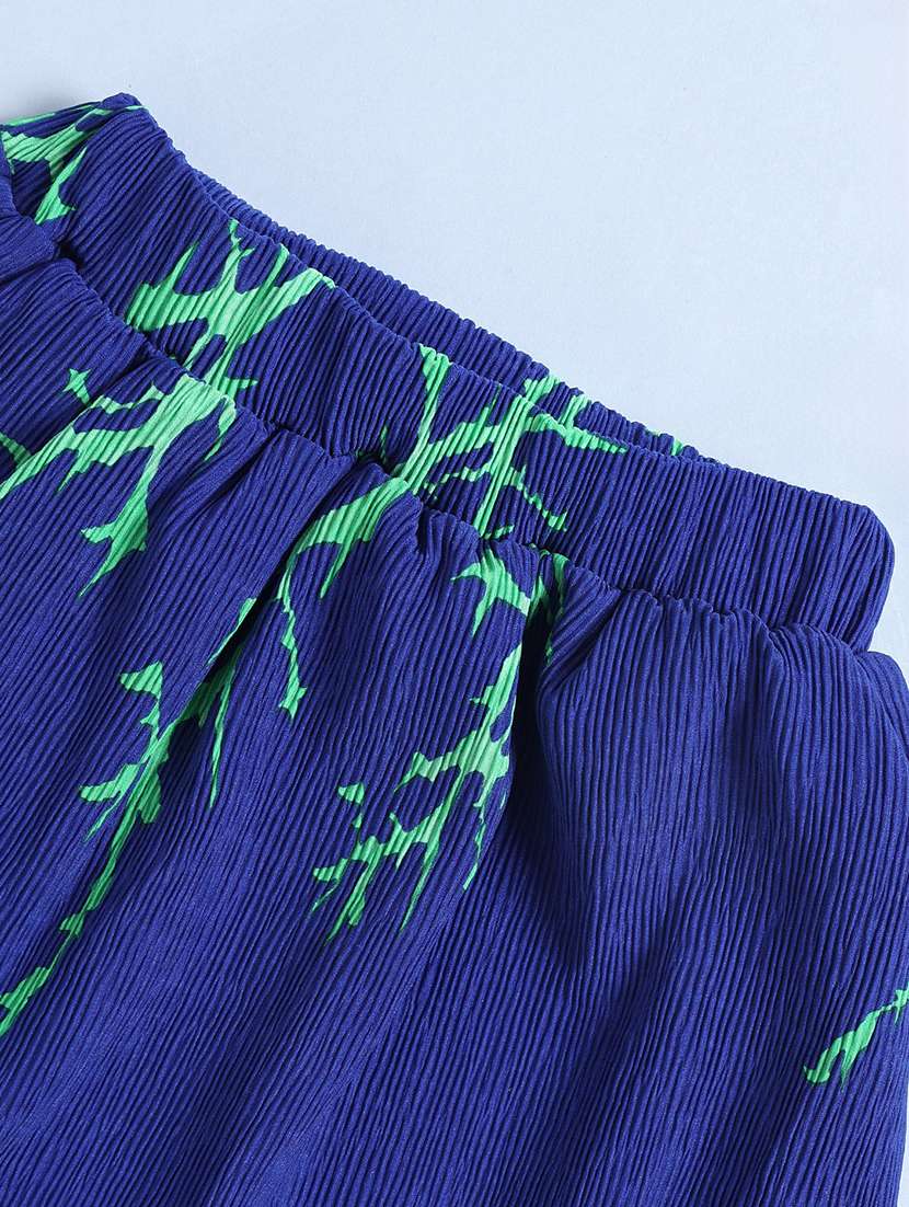 blue cotton flared skirt - 22313368 -  Standard Image - 3