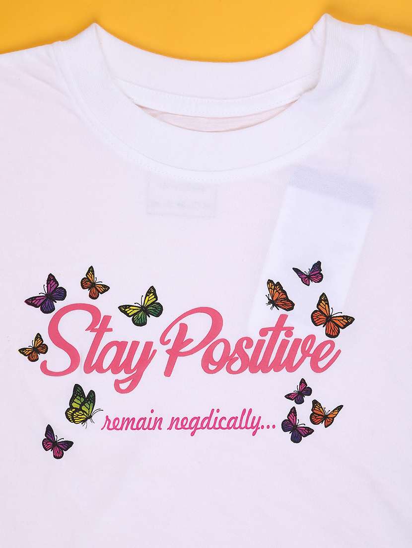 Girls Printed Short Sleeves Regular Tee - 22313390 -  Standard Image - 3