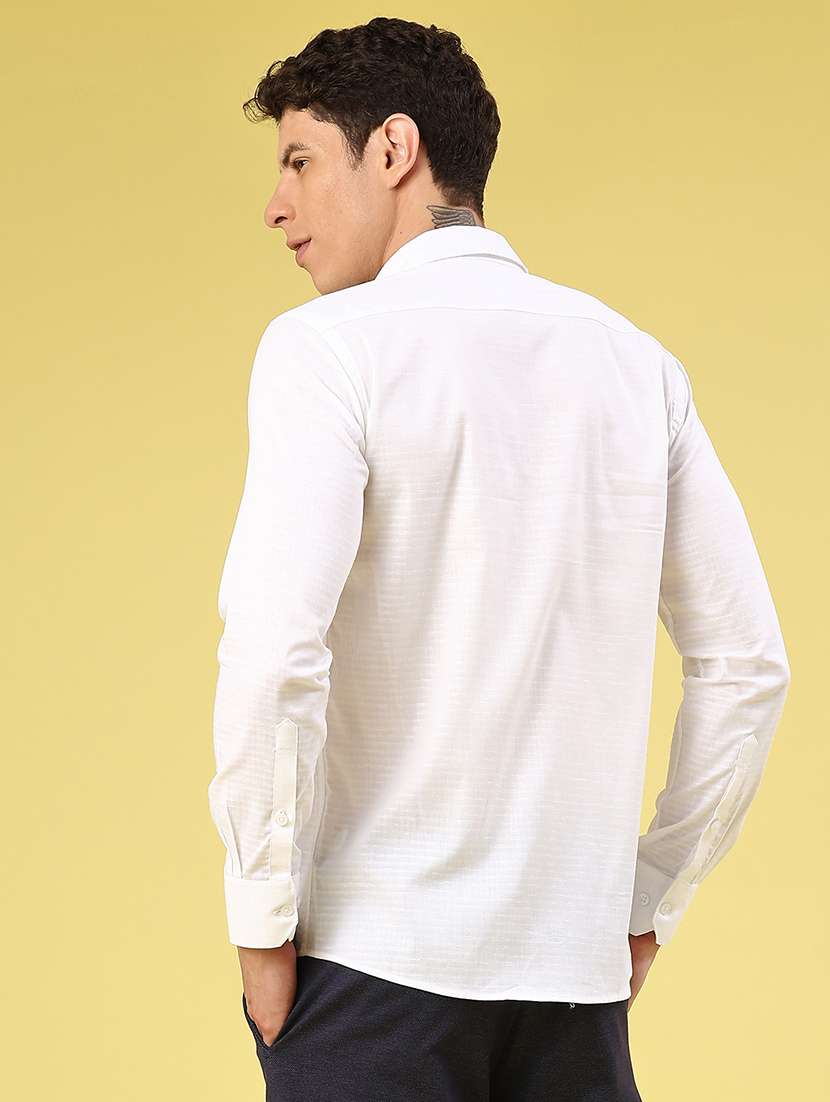 men checkered long sleeve slim fit casual shirt - 22313478 -  Standard Image - 3