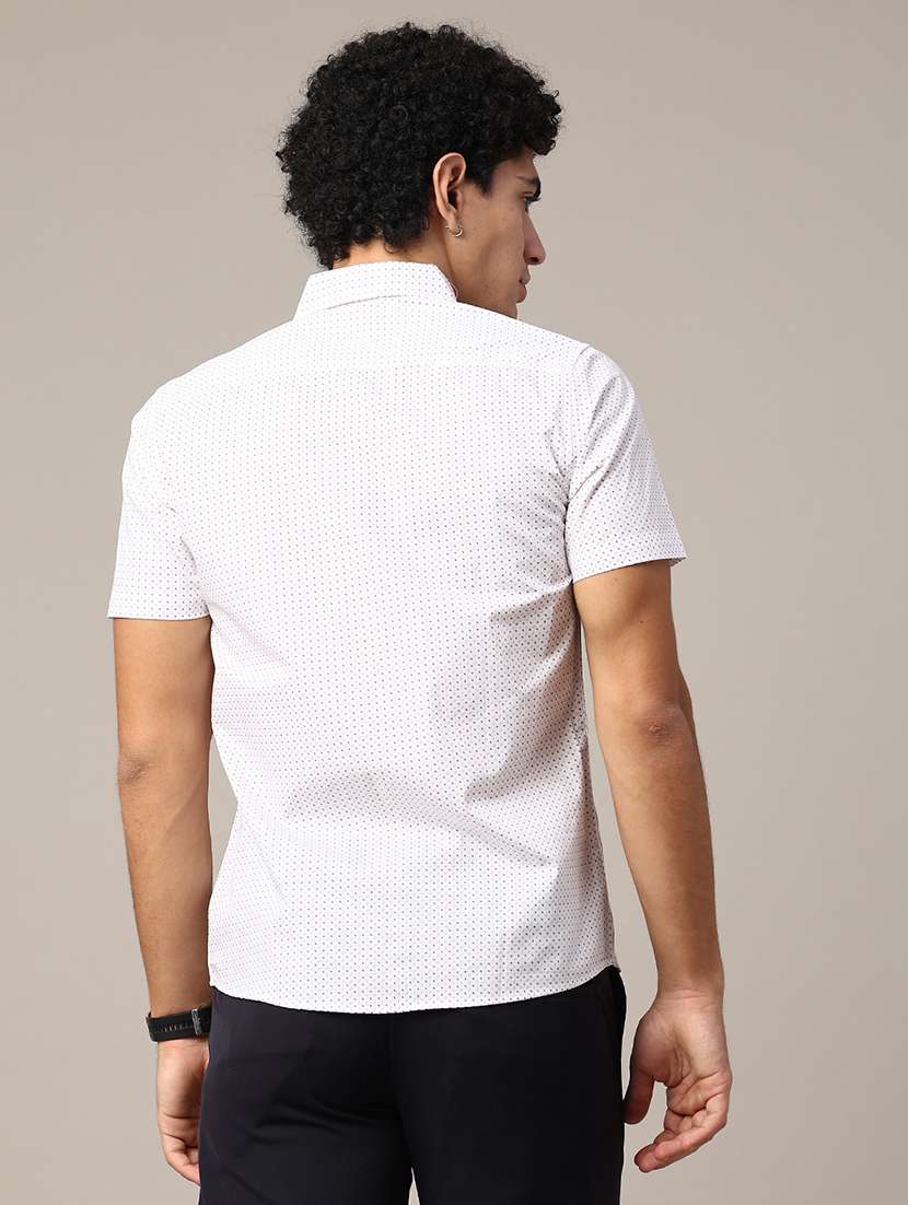 white cotton casual shirt - 22313486 -  Standard Image - 3