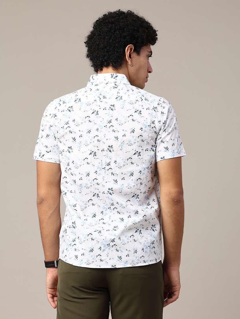 white cotton casual shirt - 22313489 -  Standard Image - 3
