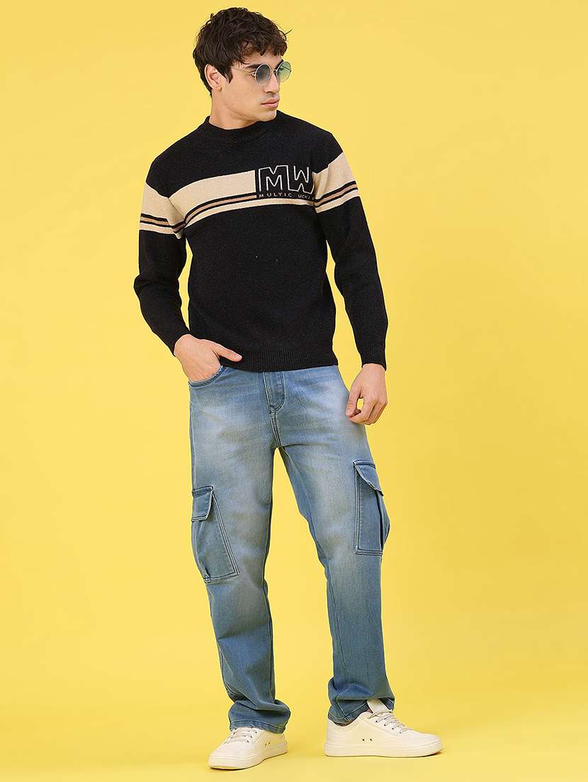 blue denim cargos - 22313531 -  Standard Image - 5