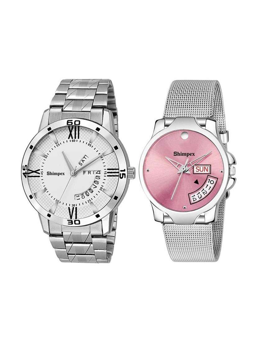 boys classic edge analog watch set of 2 