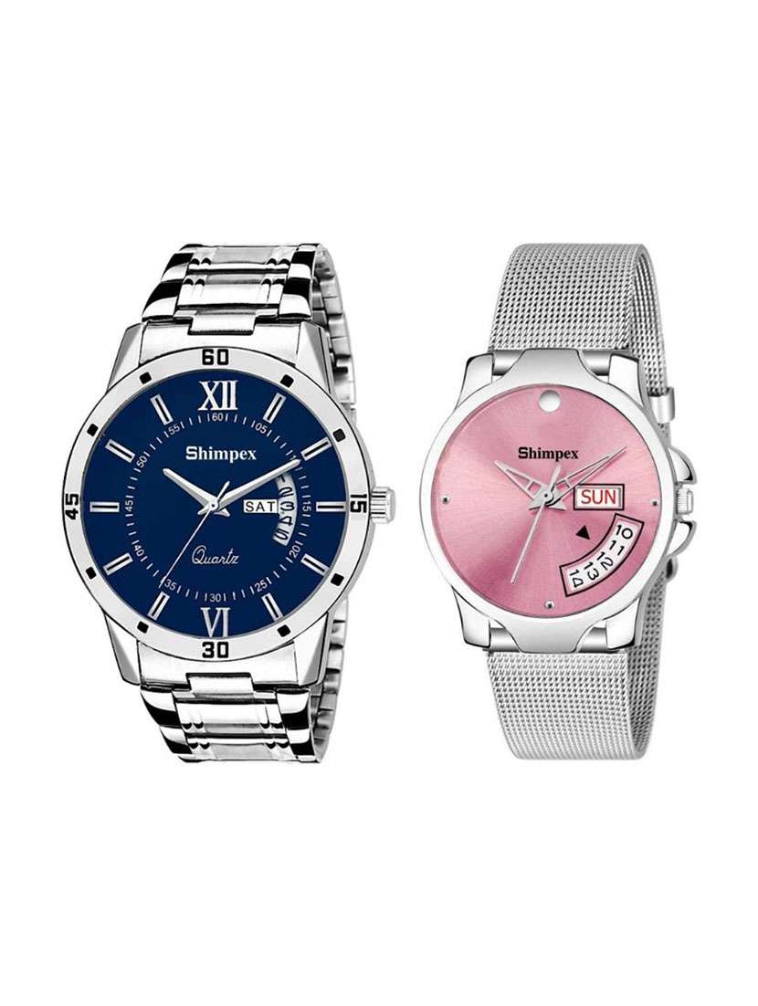 boys classic edge analog watch set of 2 
