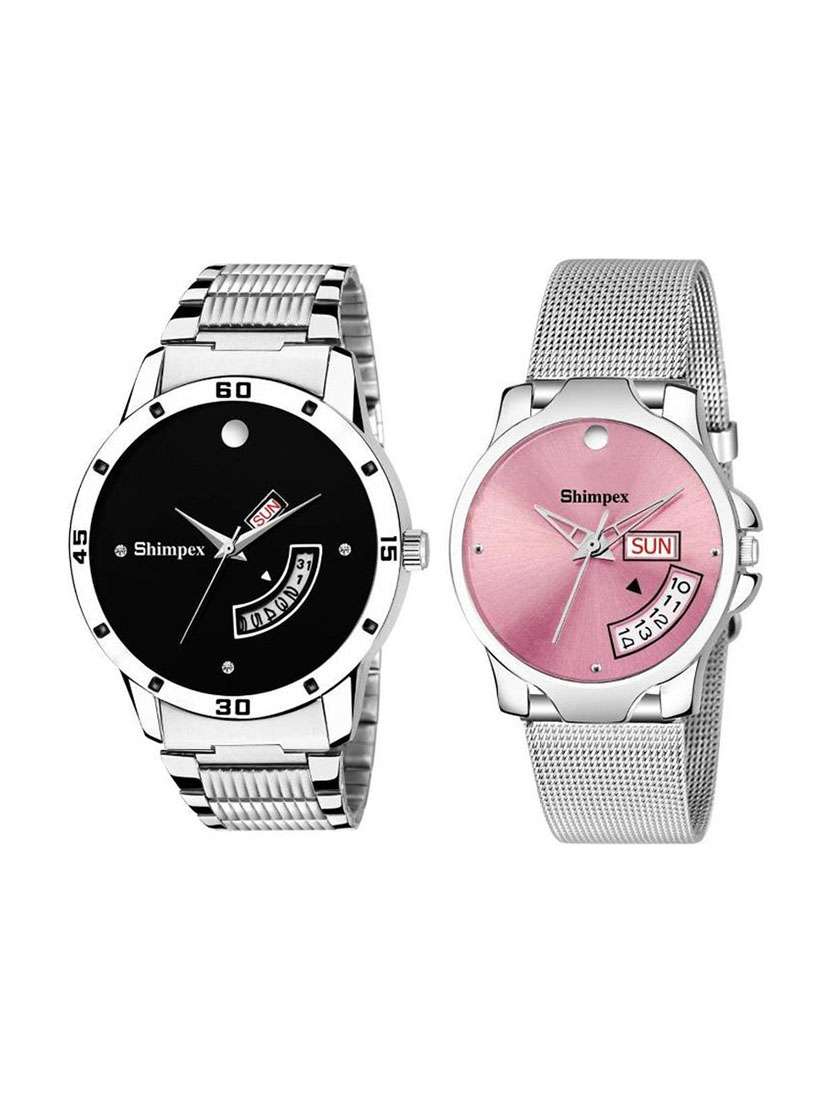 boys classic edge analog watch set of 2 