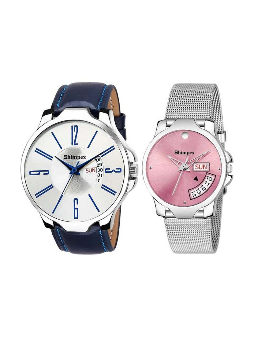 boys classic edge analog watch set of 2 