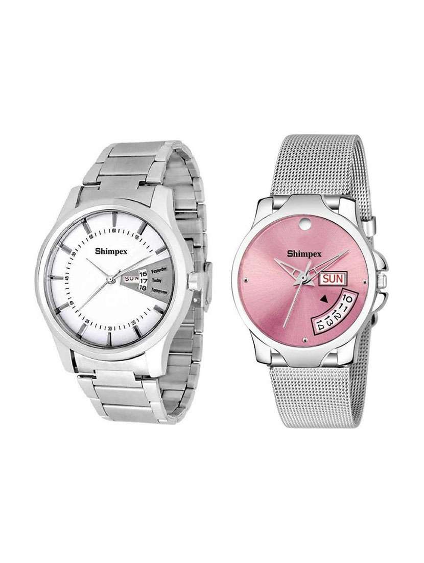 boys classic edge analog watch set of 2 