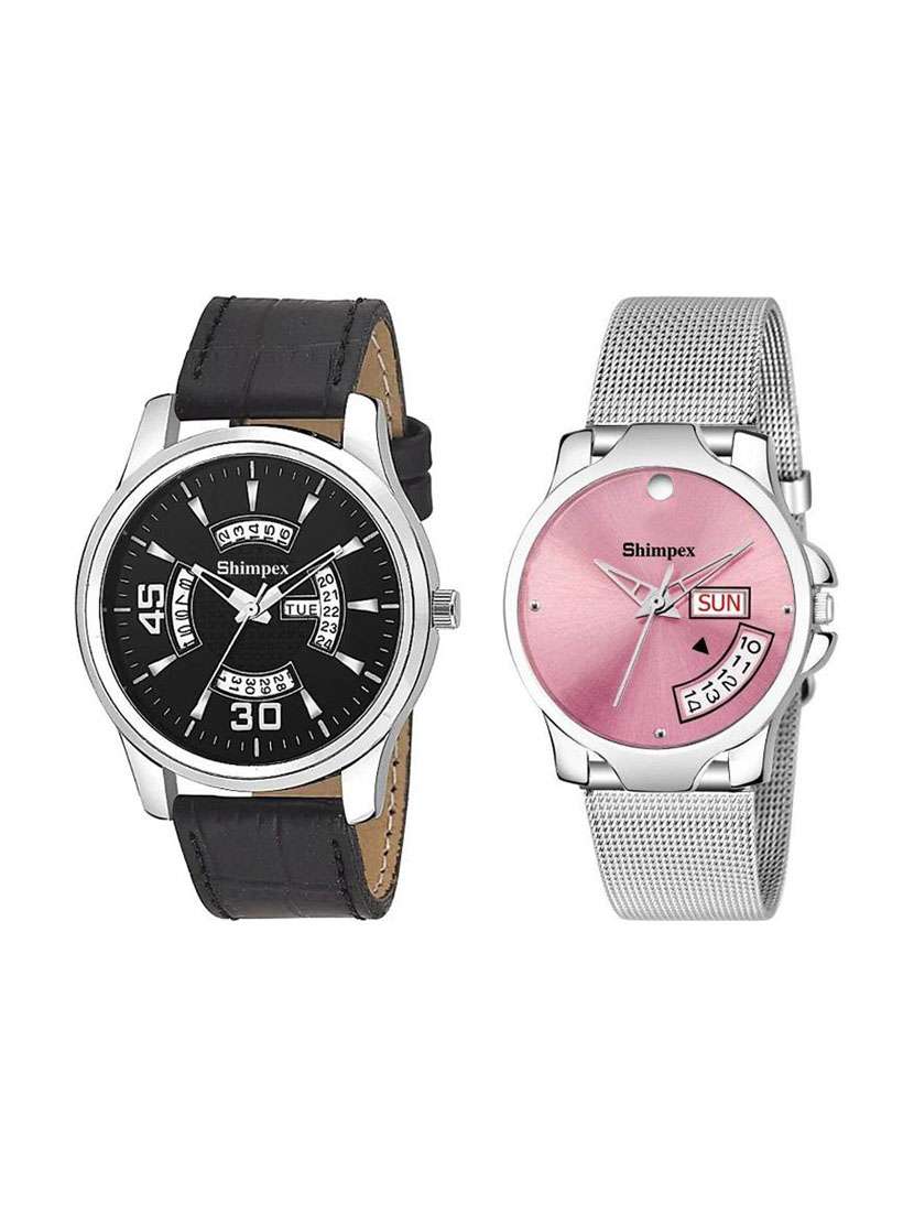 boys classic edge analog watch set of 2 