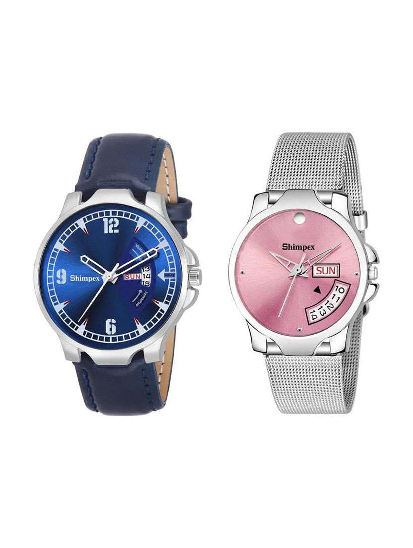 boys classic edge analog watch set of 2 