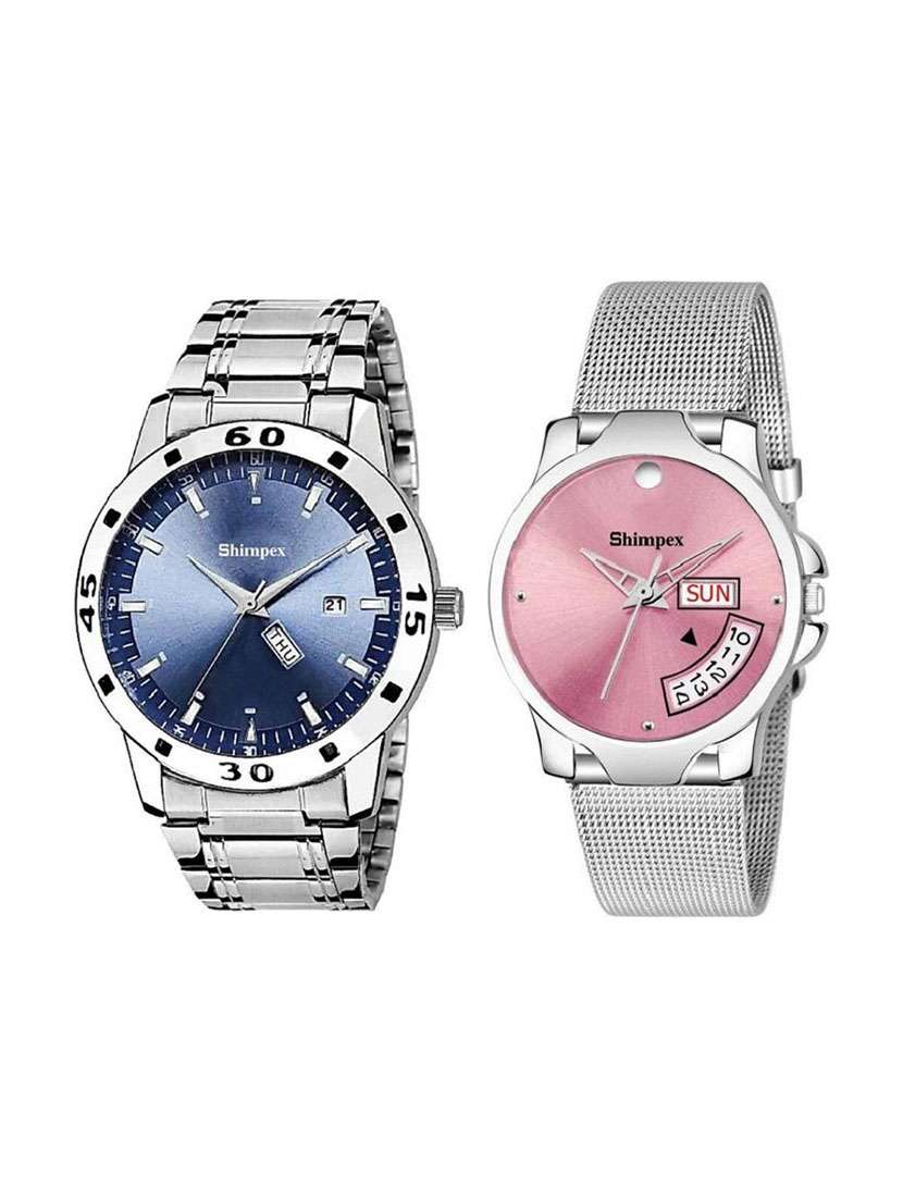 boys classic edge analog watch set of 2 