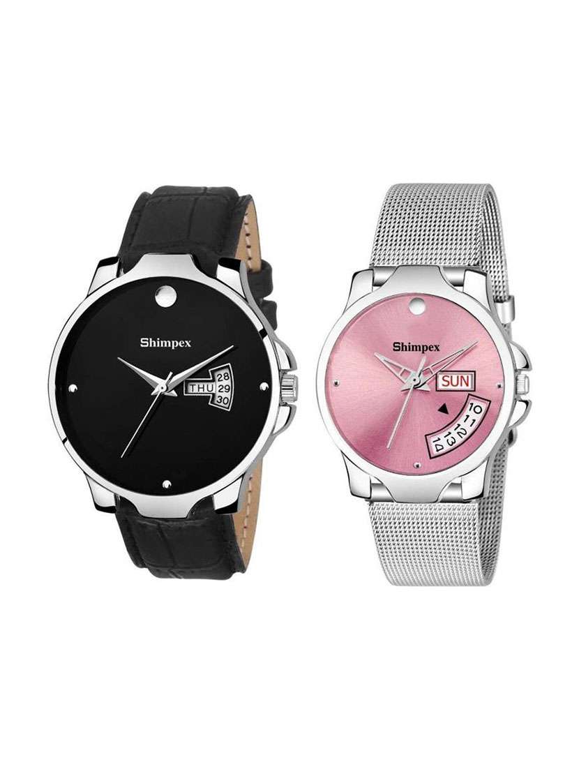 boys classic edge analog watch set of 2 