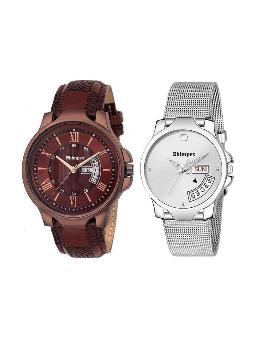 boys classic edge analog watch set of 2 
