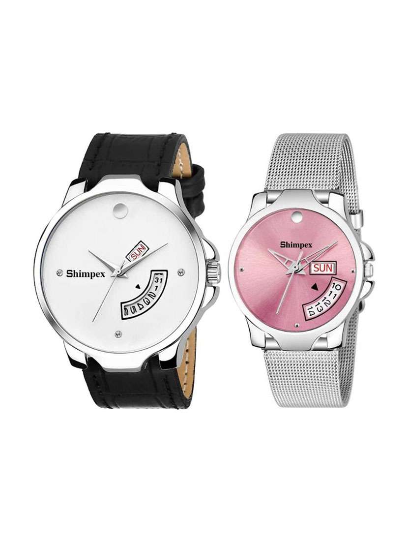 boys classic edge analog watch set of 2 