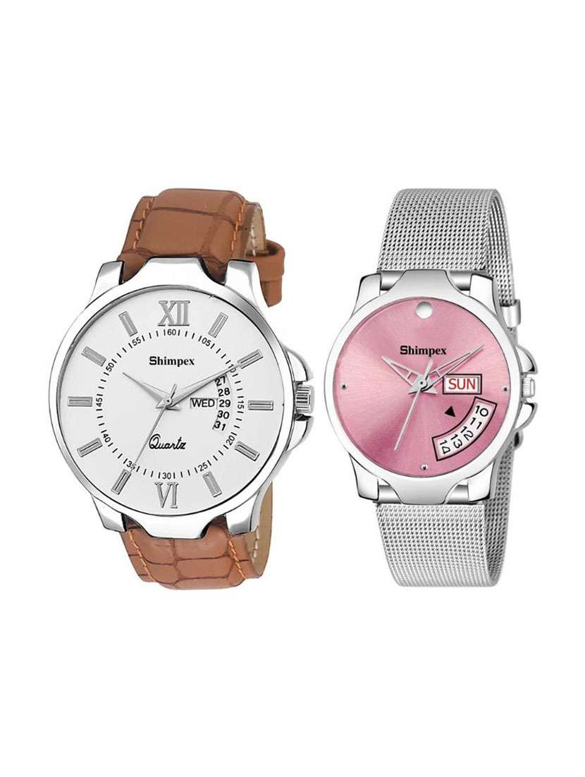 boys classic edge analog watch set of 2 