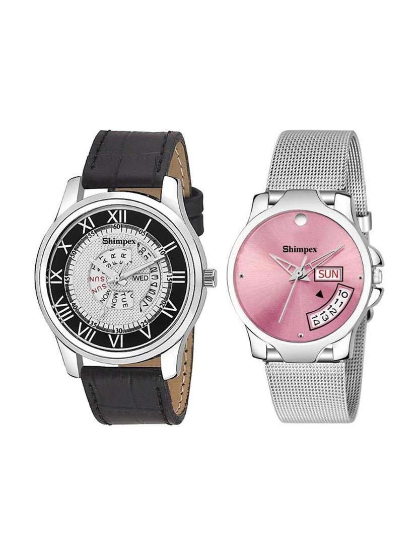 boys classic edge analog watch set of 2 