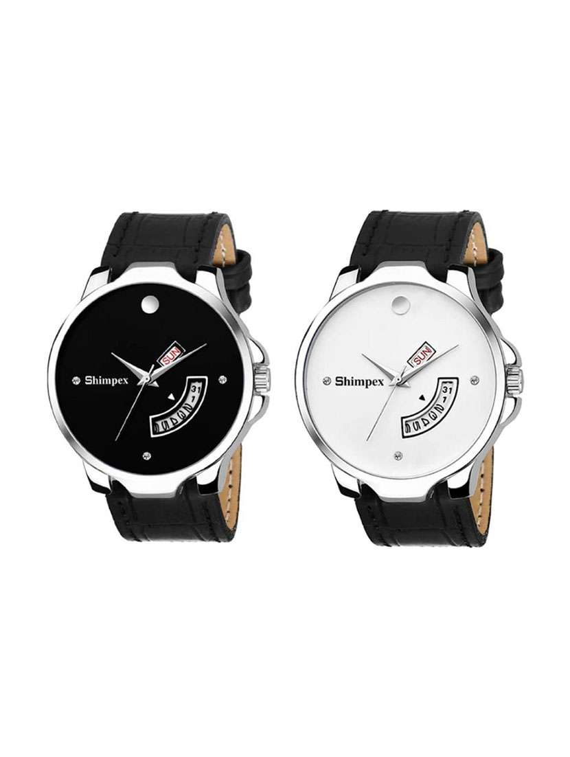 boys classic edge analog watch set of 2 