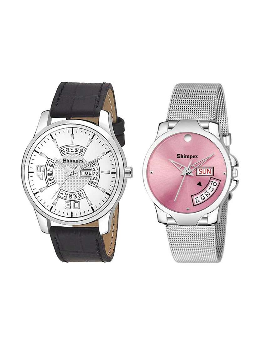 boys classic edge analog watch set of 2 