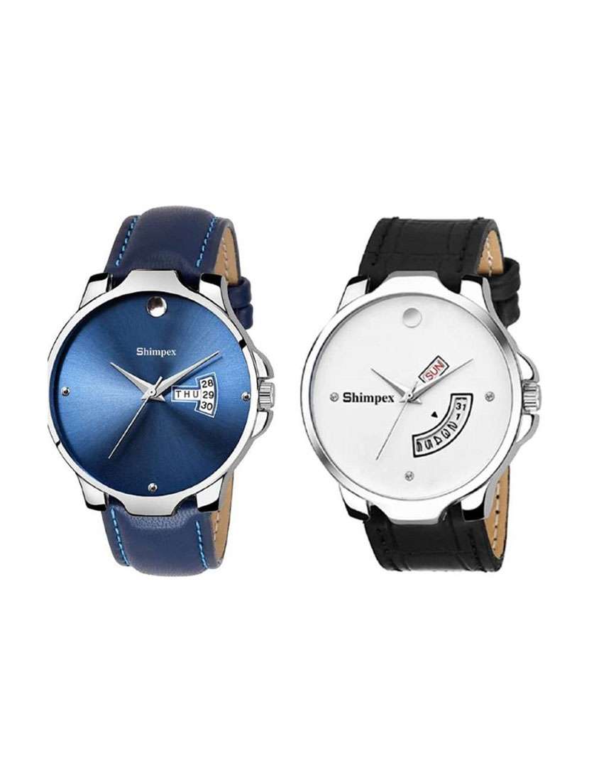 boys classic edge analog watch set of 2 