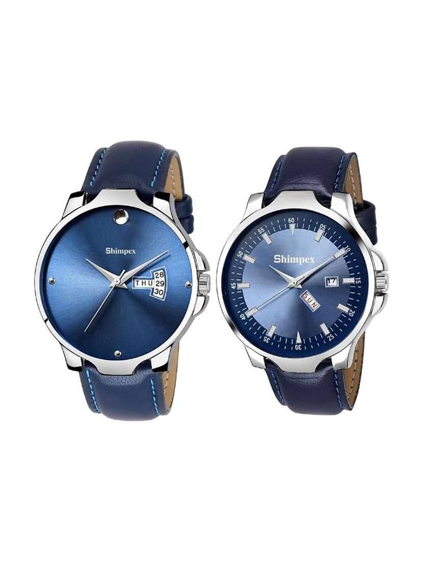 boys classic edge analog watch set of 2 