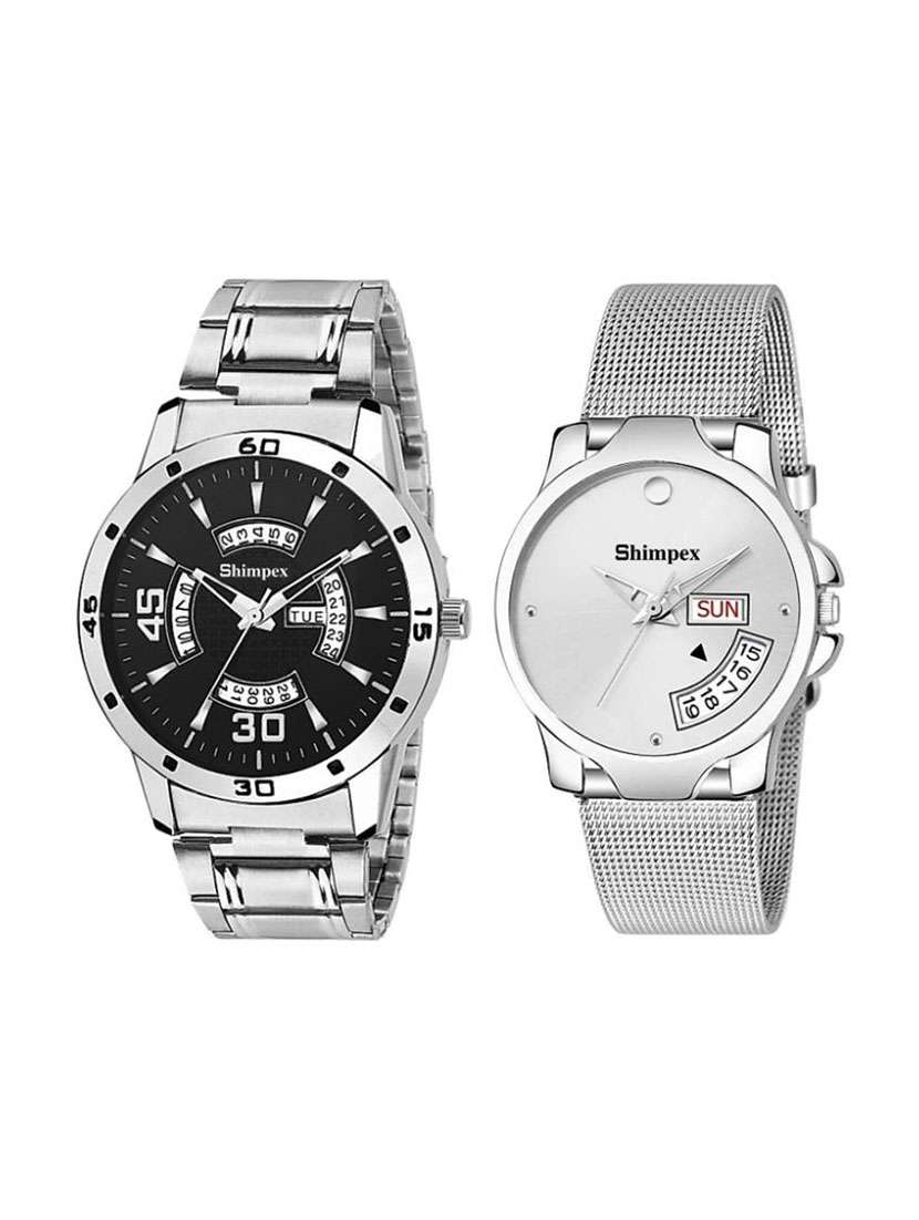boys classic edge analog watch set of 2 