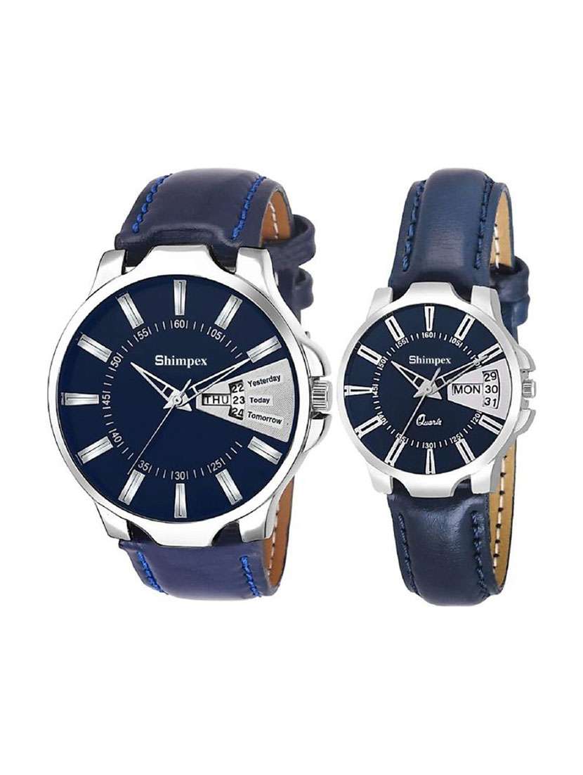 classic edge analog watch combo
