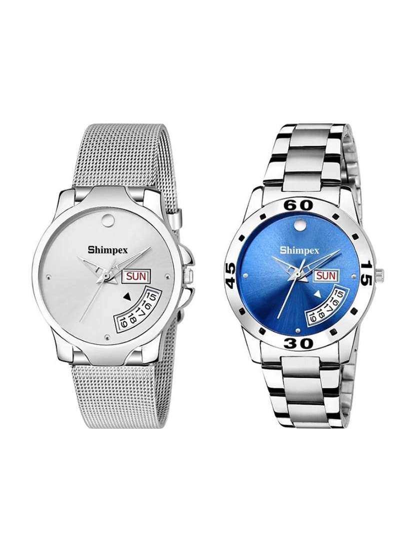 classic edge analog watch combo