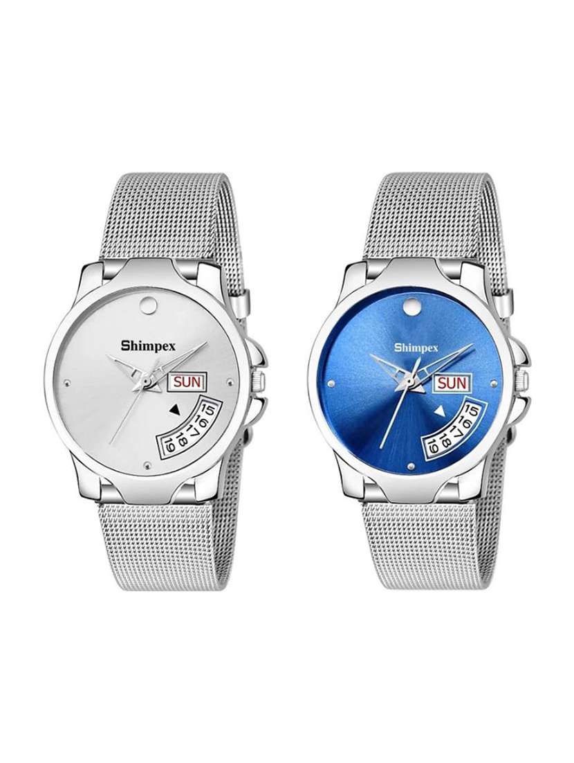 classic edge analog watch combo