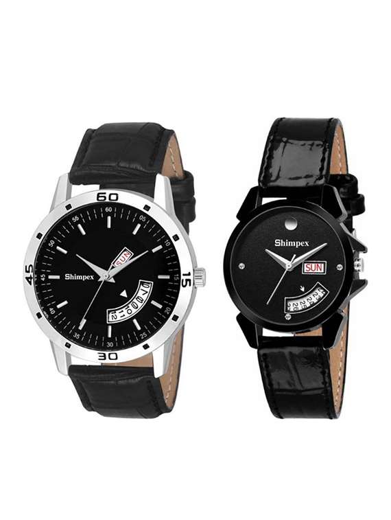 classic edge analog watch series for couple