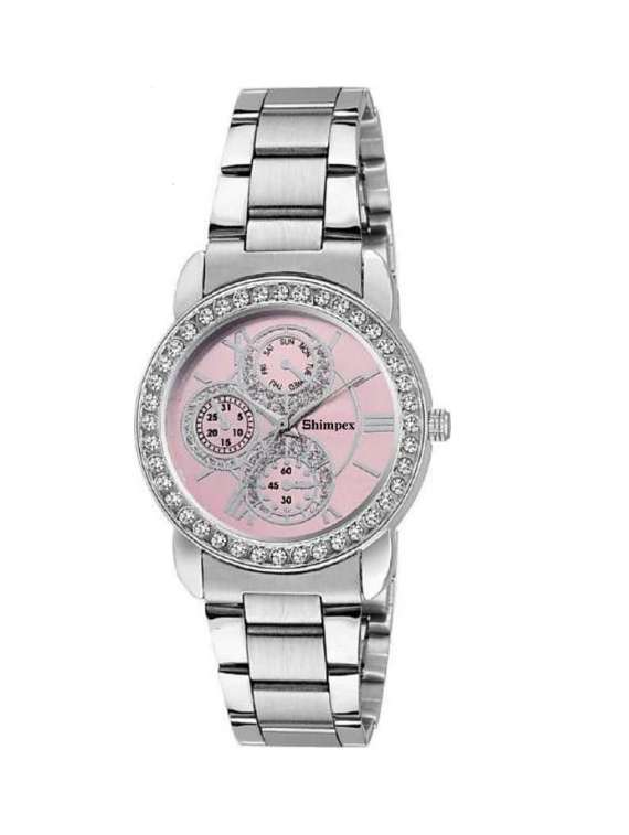 classic edge analog couple watch 