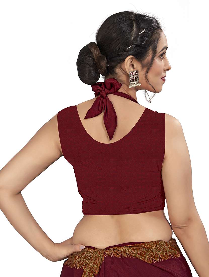 women solid with bordered saree - 22315717 -  Standard Image - 3