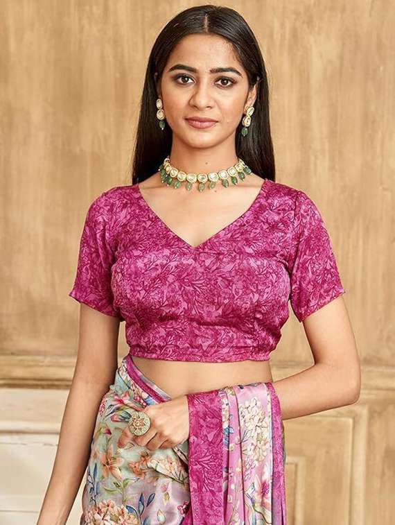 women printed casual wear saree - 22315800 -  Standard Image - 3