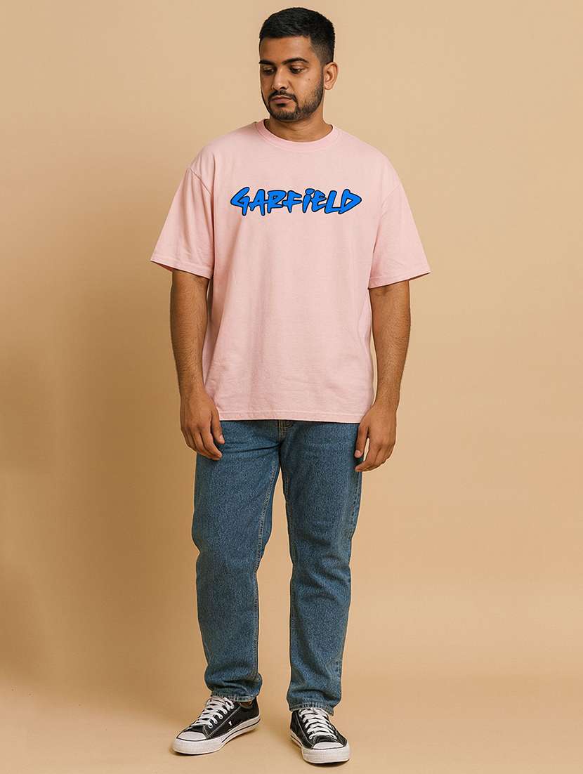 Men Front & Back Print Short Sleeve Oversized T-shirt - 22315835 -  Standard Image - 3