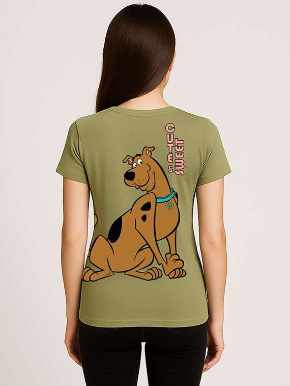 women printed short sleeve t-shirt