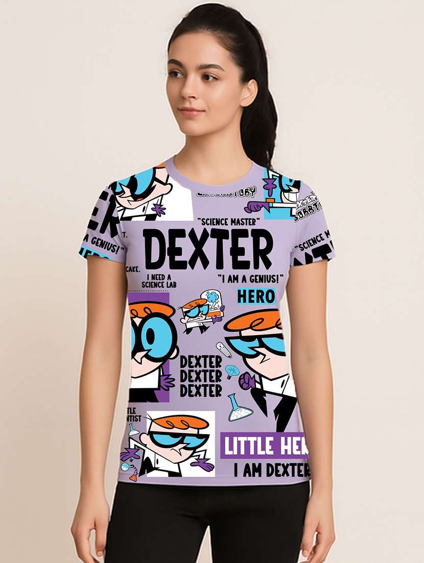 women printed short sleeve t-shirt