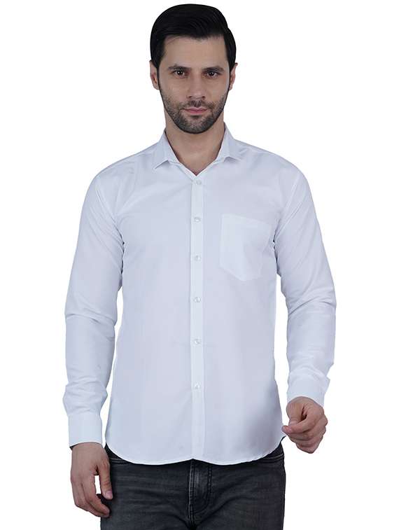 men solid long sleeve regular fit casual shirt