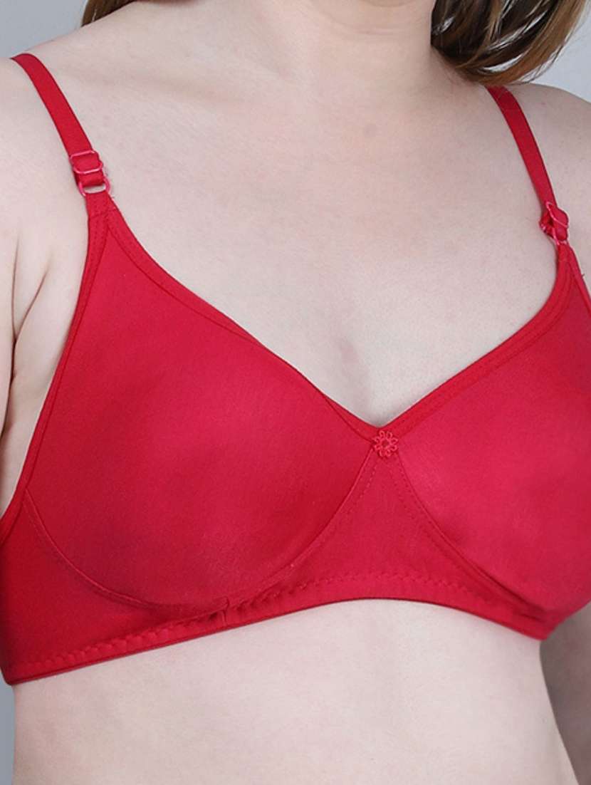 Women Solid Lightly Padded Bra - 22316161 -  Standard Image - 3