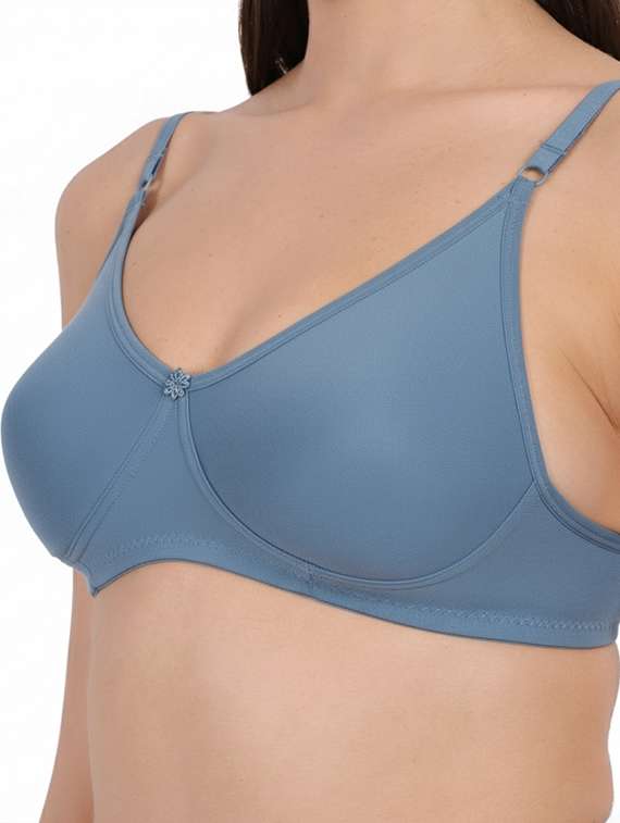 women solid lightly padded bra - 22316165 -  Standard Image - 3