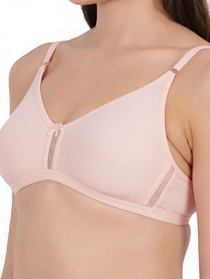 women solid lightly padded bra - 22316180 -  Standard Image - 3