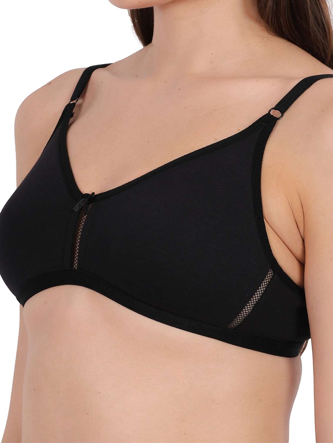 women solid lightly padded bra - 22316182 -  Standard Image - 3