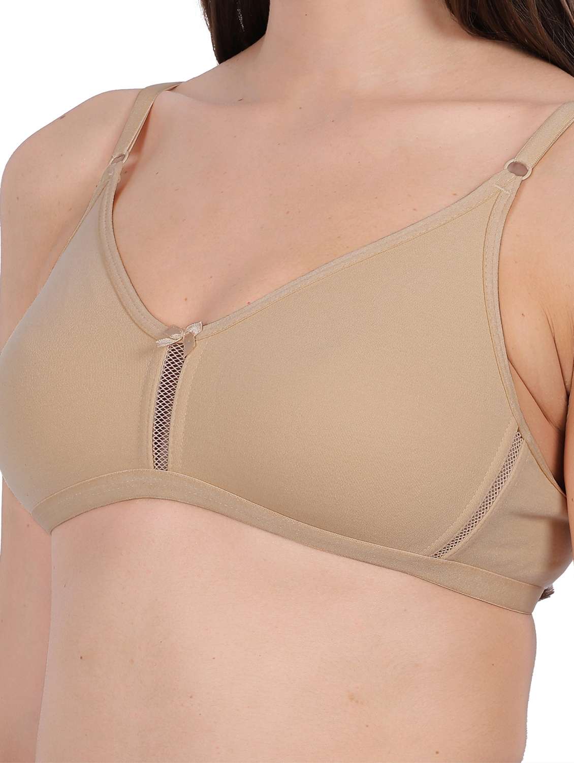 women solid lightly padded bra - 22316184 -  Standard Image - 3