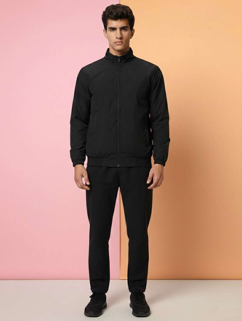 men solid long sleeve lightweight bomber jacket - 22316235 -  Standard Image - 3