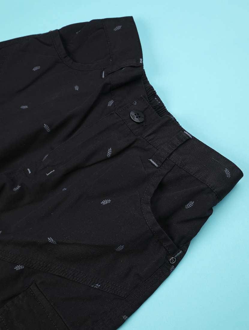 boys printed mid rise cargo shorts - 22316349 -  Standard Image - 3