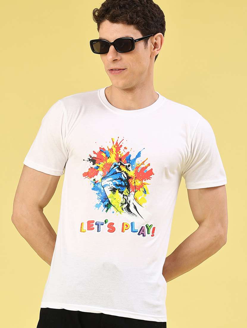 men short sleeve holi t-shirt