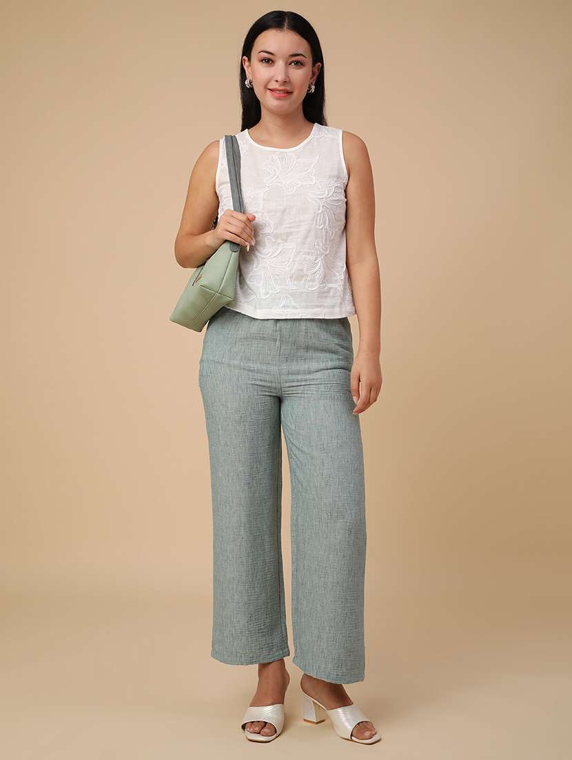 white cotton regular top - 22316602 -  Standard Image - 5