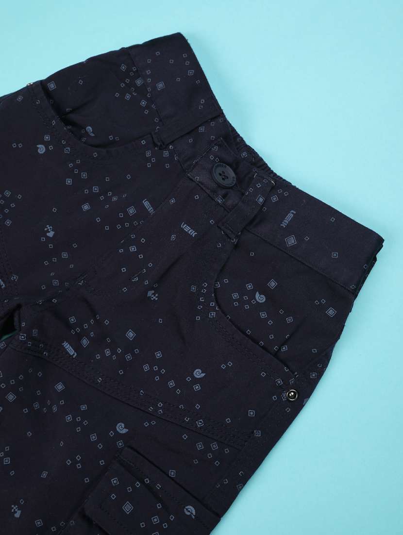 boys printed mid rise cargo shorts - 22316666 -  Standard Image - 3