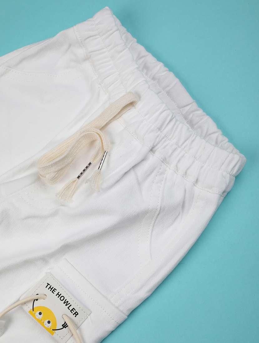 boys solid mid rise cargo - 22316727 -  Standard Image - 3