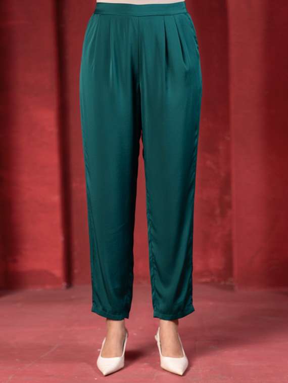 women solid with work three quarter sleeve sleeve ethnic co-ord set - 22316863 -  Standard Image - 3