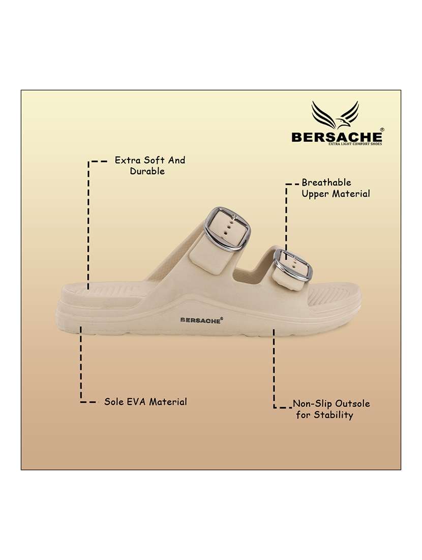 men beige slip on slider - 22316945 -  Standard Image - 3